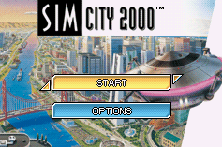 Sim City 2000 Title Screen